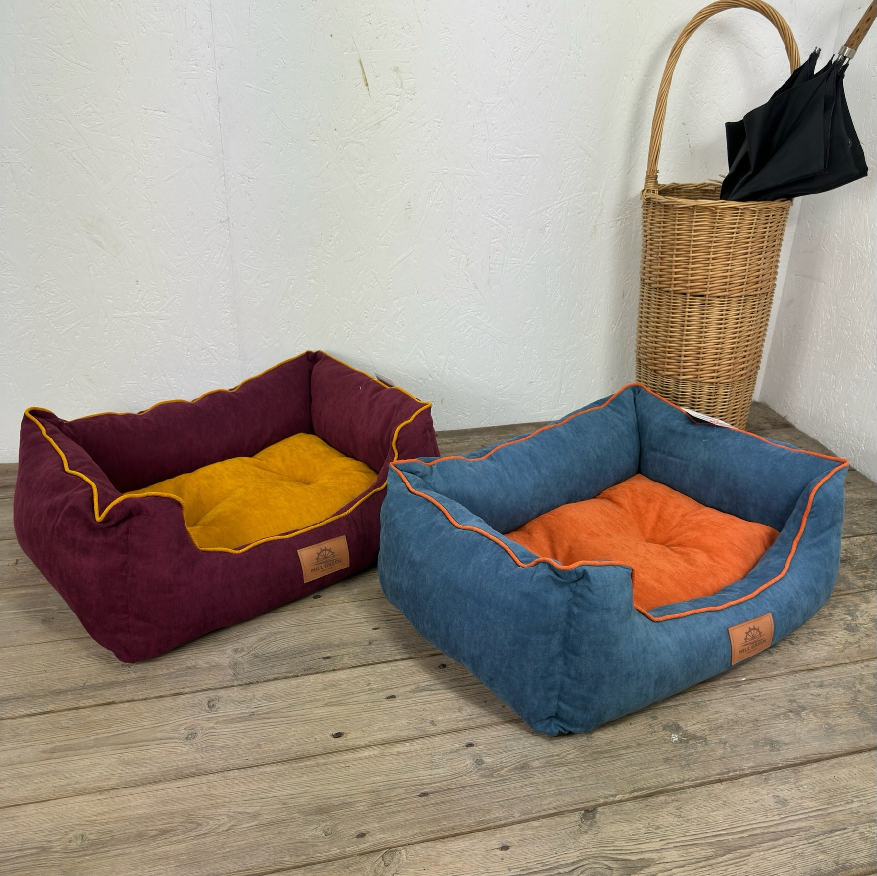 New eco-friendly colourful dog beds!